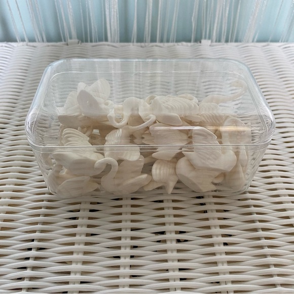 Set of 25 Off White Miniature Swan Decorations, Weddings, Party Supplies NWOT - Picture 14 of 17